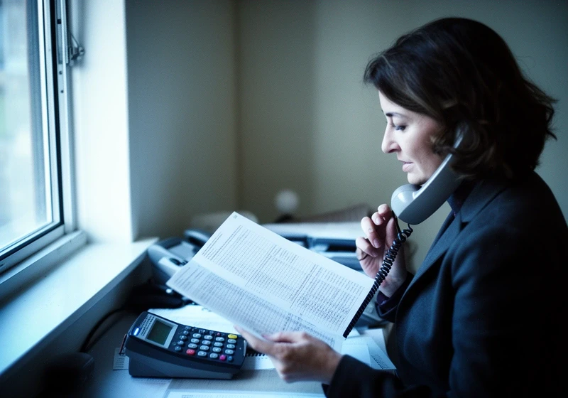 The person who answers the telephone